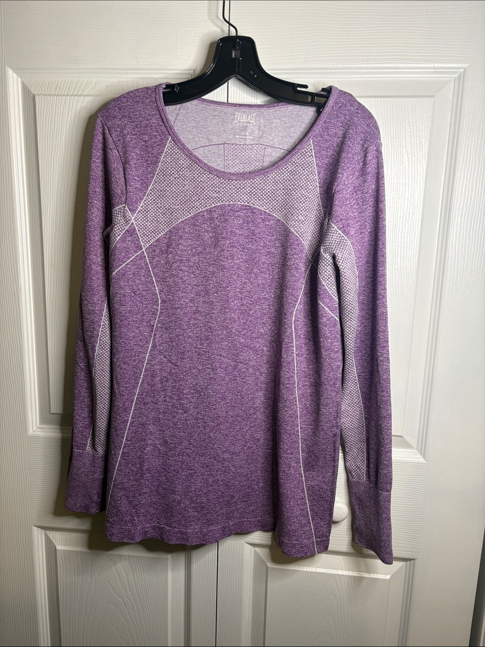Everlast Purple Long Sleeve Seamless Performance Top - Women